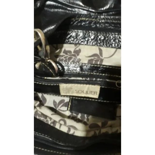 Bolsa Soulier usada em couro - Foto 5