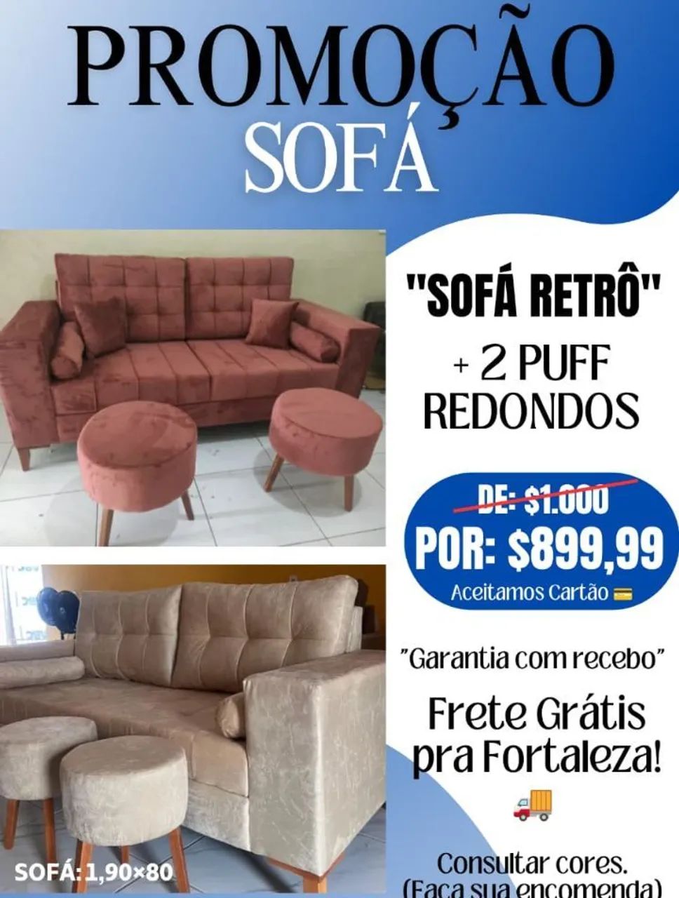 Sofá Novos Disponível / Vários modelos  - Foto 2