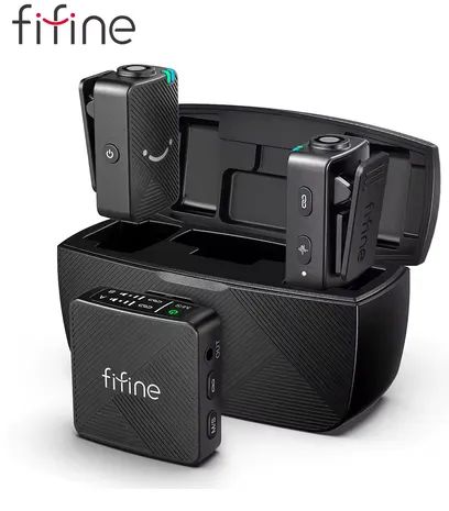 Microfone Lavalier Sem Fio FIFINE M9