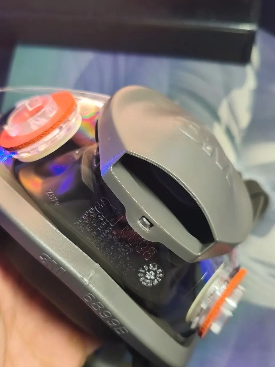 Máscara facial inteira 3m 6800 (nova) - Foto 5