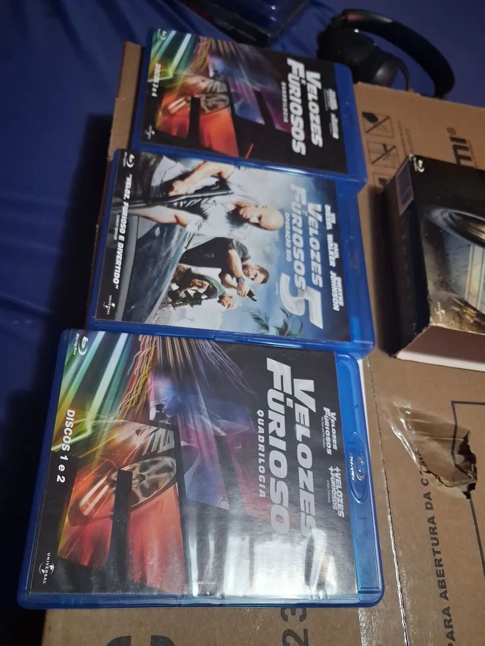 Velozes e furiosos coleção 6 filmes blu ray - Foto 3