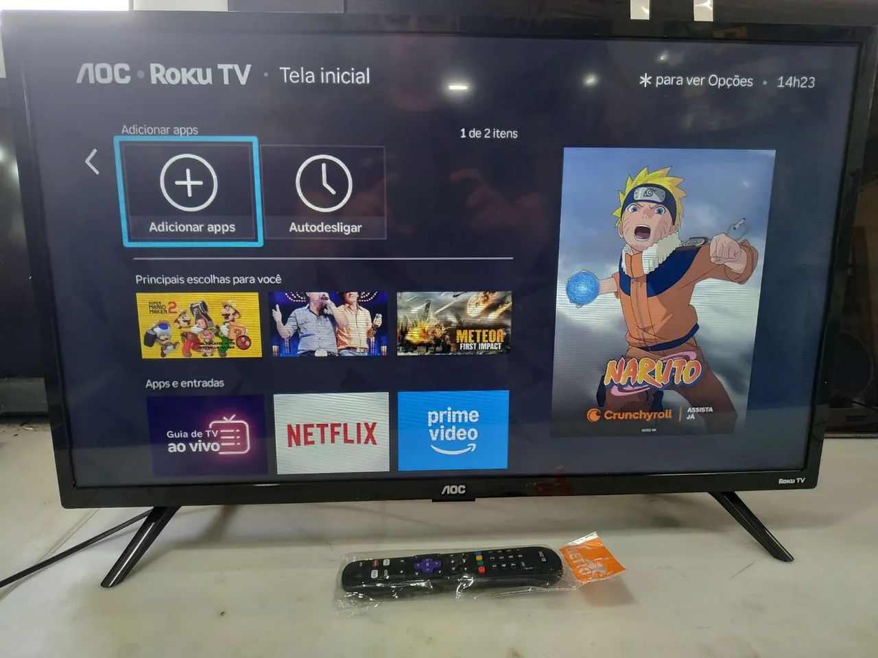 Tv AOC Roku Smart de 32 polegadas  - Foto 5
