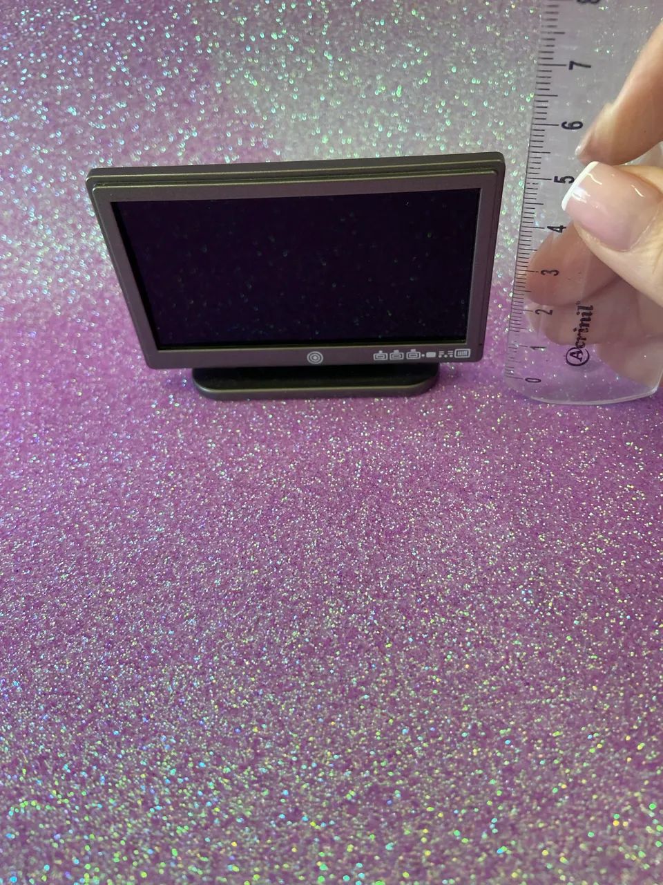 Mini TV realista importada do Japão  - Foto 2