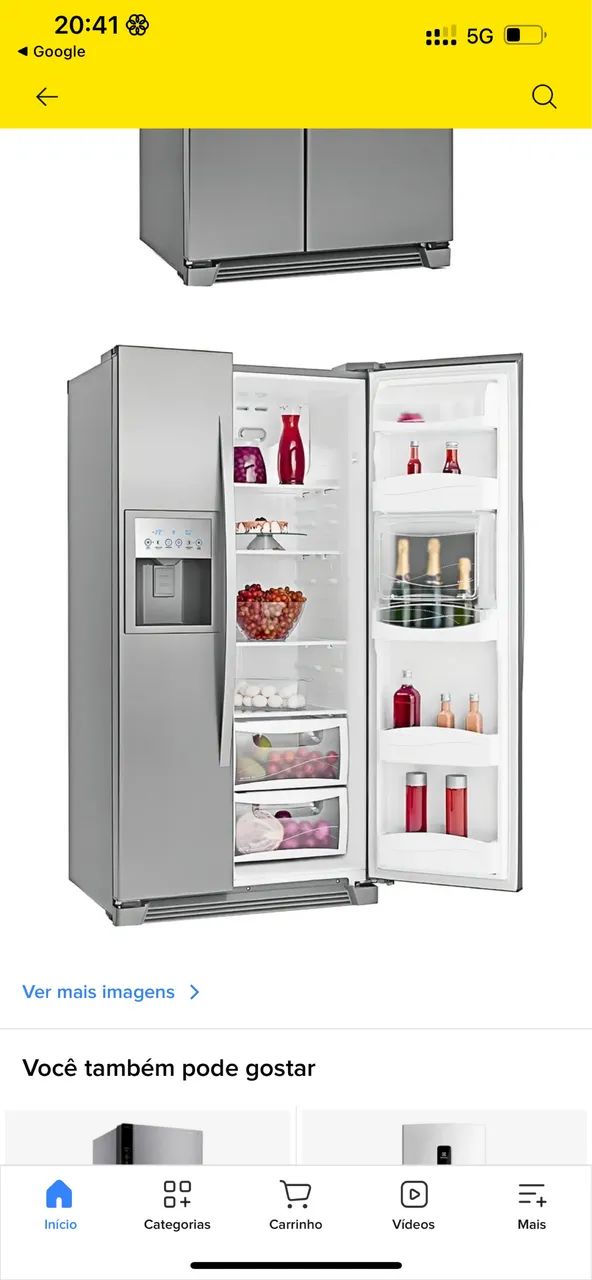 Geladeira Electrolux Side by Side 220v - Foto 2