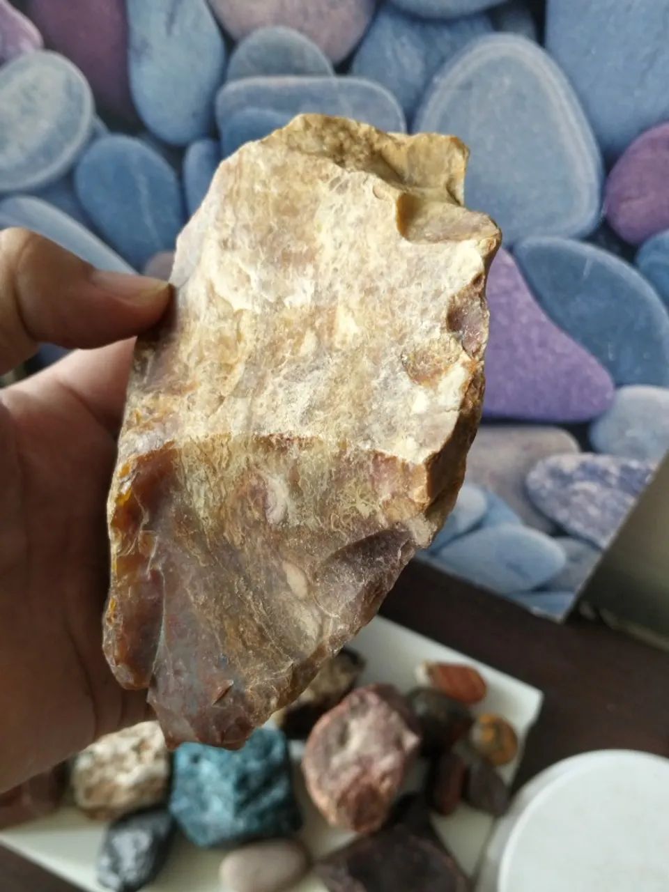 Arte em pedra Silex 1kg