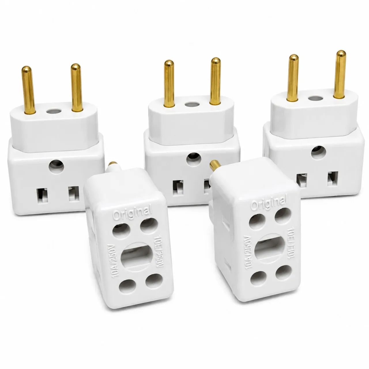 Kit 5 Adaptador 10a 20a - Foto 3