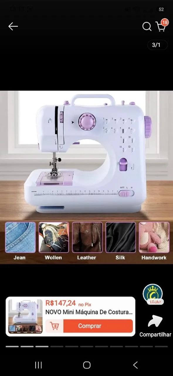Vendo mini maquina de costura  - Foto 2