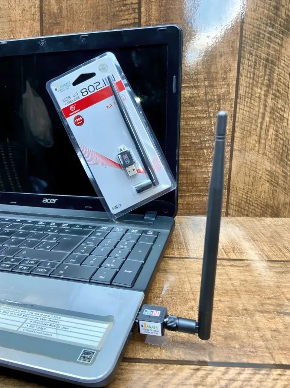Adaptador Wi-fi USB Novo POTENTE  - Foto 2