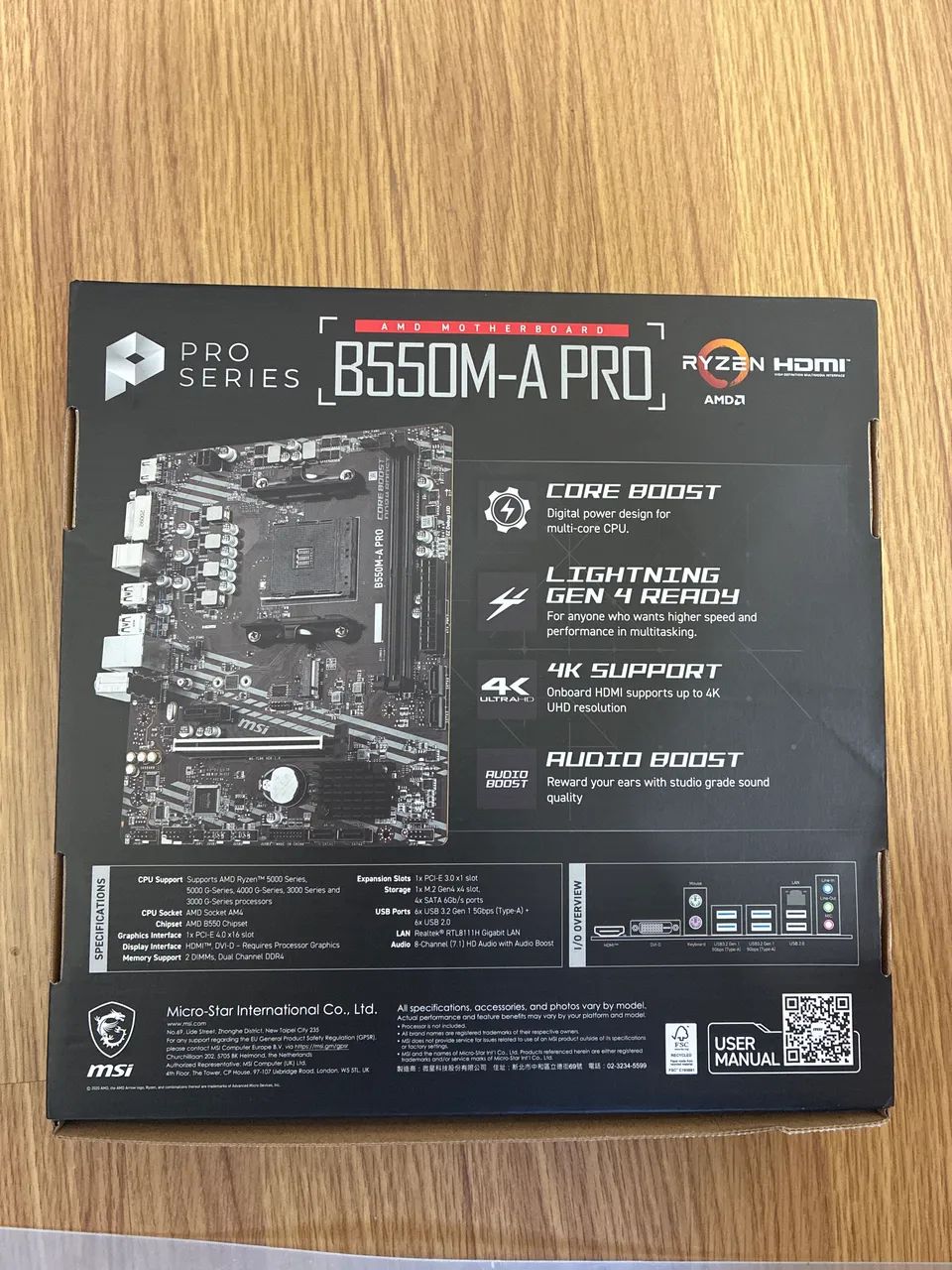 B550M A-PRO NOVA LACRADA - Foto 2
