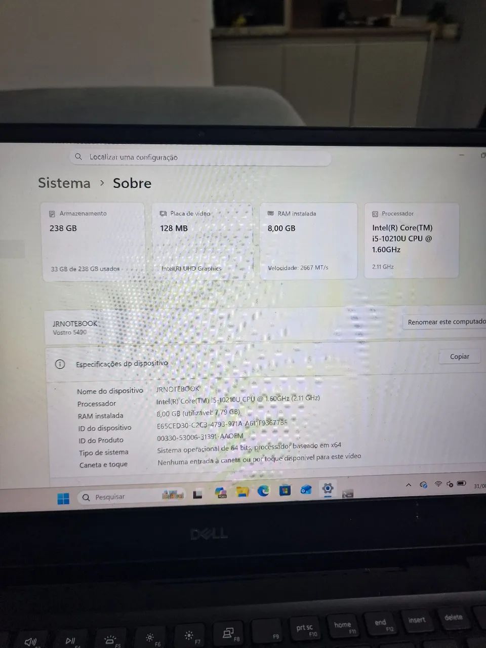 Notebook Dell I5 Ssd 240gb 8gb Memória ram - Foto 4