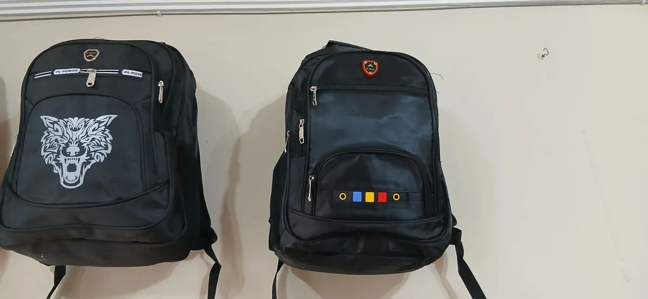 MOCHILAS REFORÇADAS, IMPERMEÁVEIS, ALÇA COM CABO AÇO. *  - Foto 5