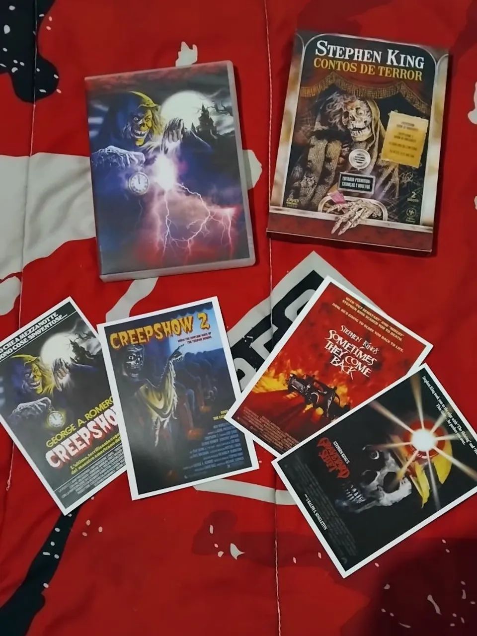 Box DVD Duplo - Stephen King (Contos De Terror/Obras Primas )