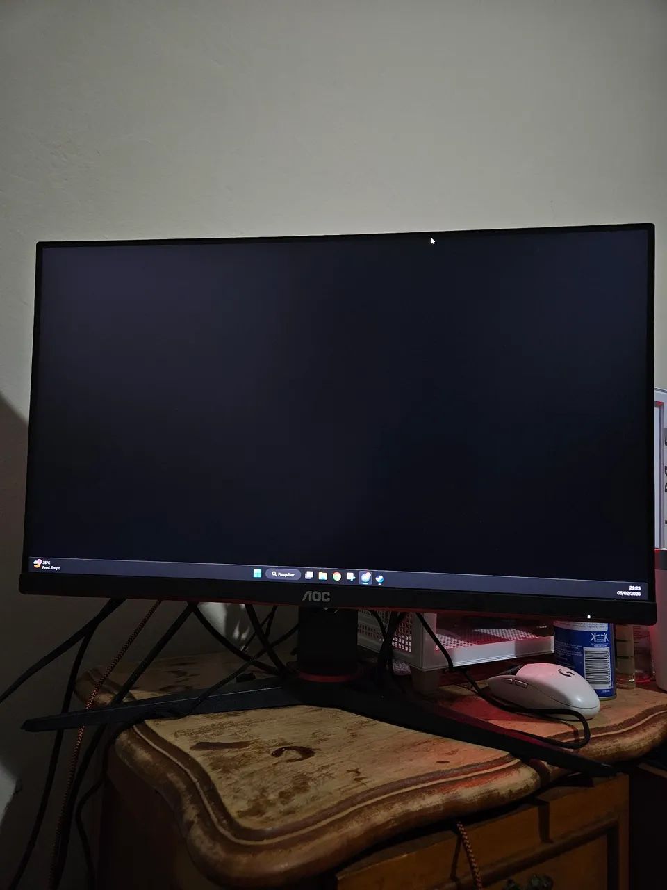 Monitor Gamer AOC 24G2E1 23.8" IPS 100Hz 1ms