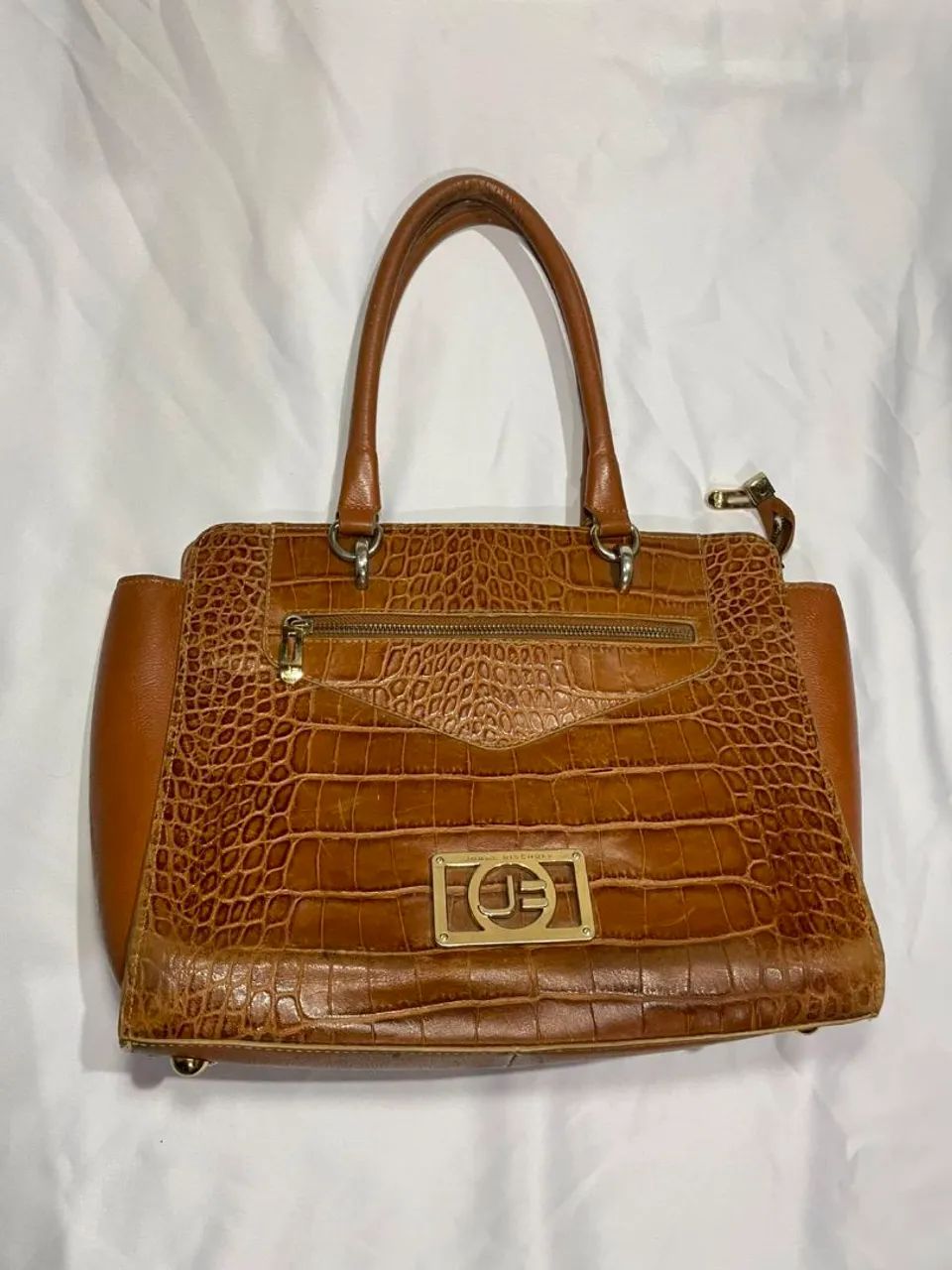 Bolsa Jorge Bischoff em couro - Foto 3
