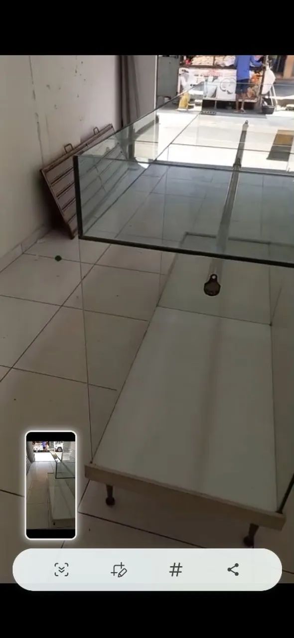 Vendo um balcão de vidro.  - Foto 3