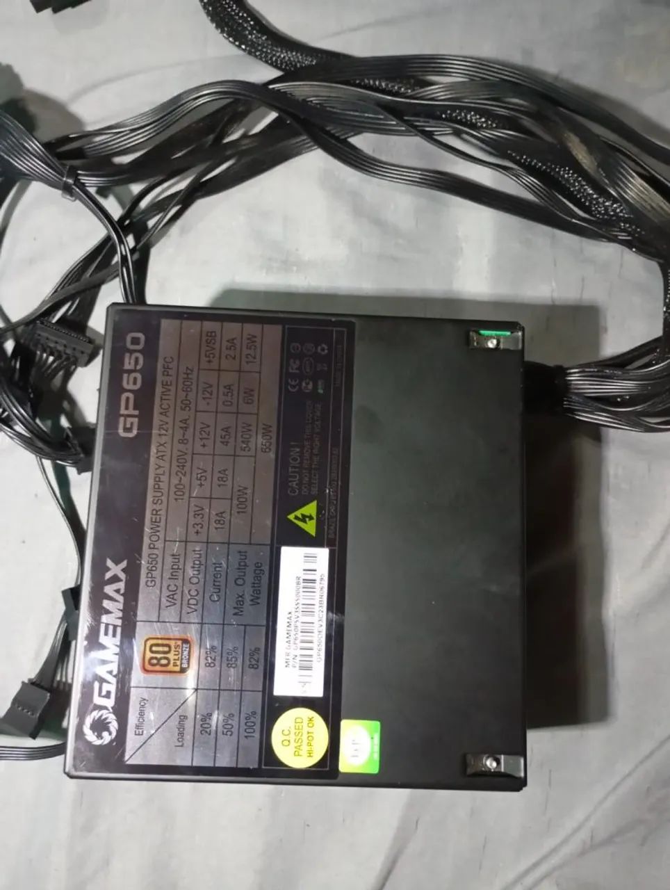 Fonte gamemax GP650W 80 plus bronze - Foto 2