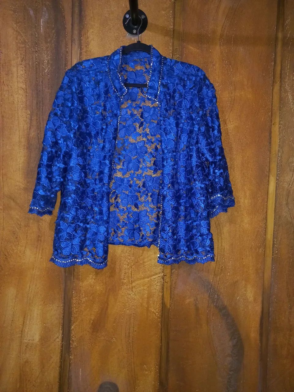 Conjunto de vestido e colete de festa - Foto 4