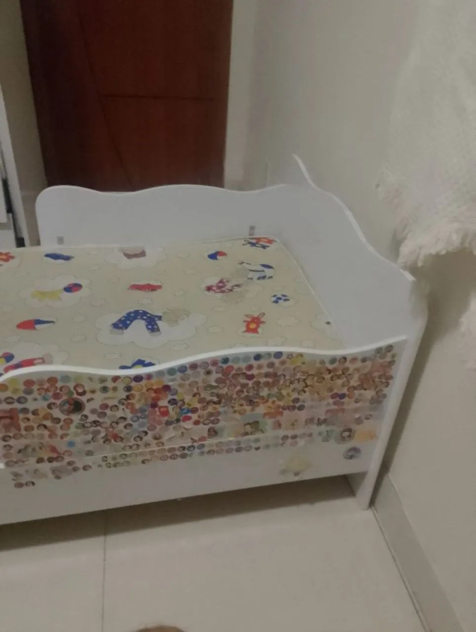 Cama infantil MDF com colchão  - Foto 5