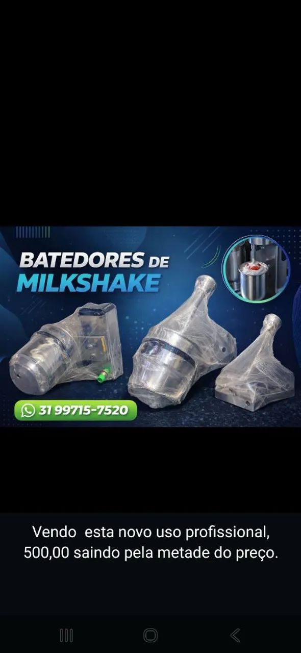 Batedor milk-shake 