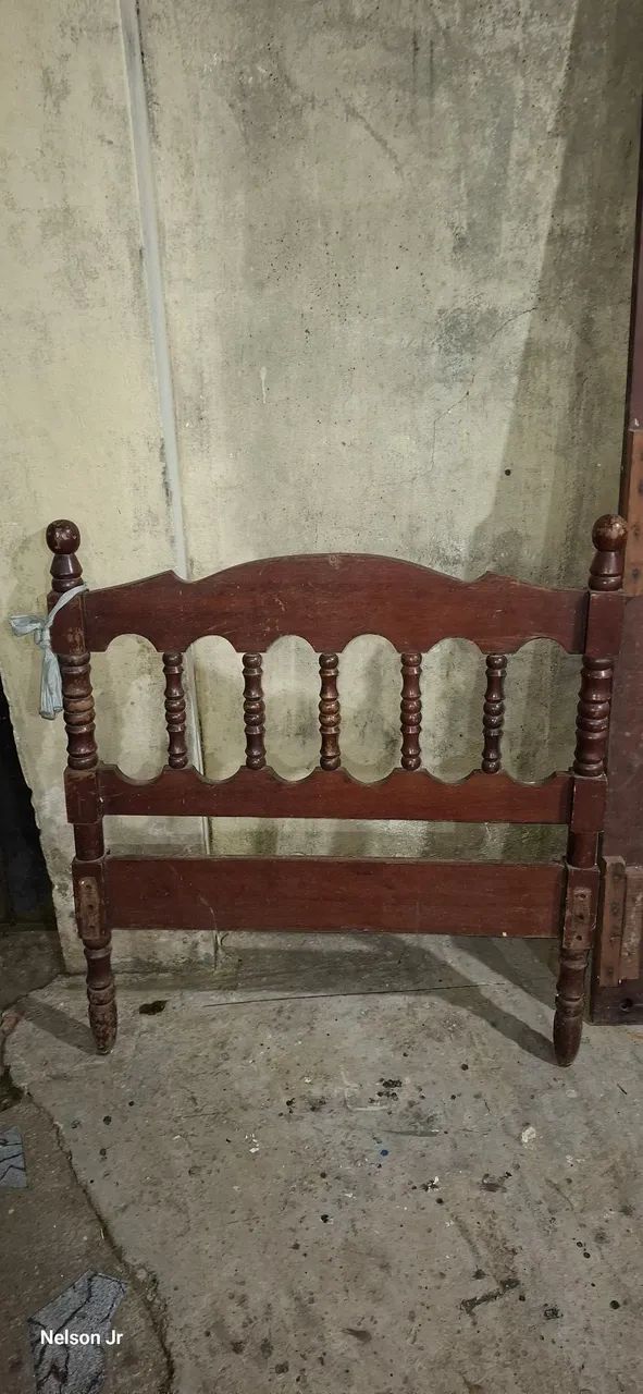 Cama solteiro madeira de lei - Foto 2