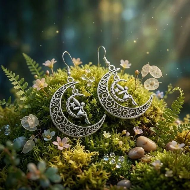 Brinco Fada na Lua Crescente - Foto 3