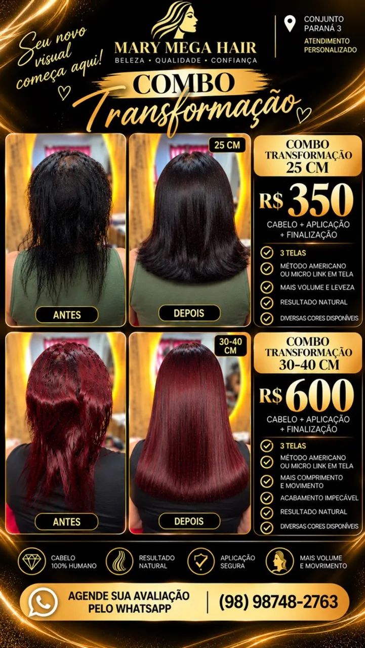 Megahair promoção 