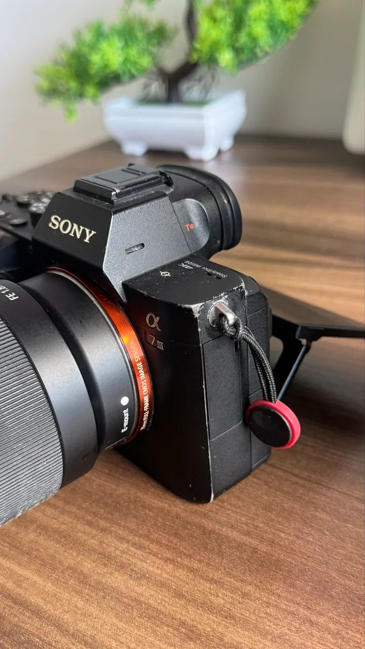 Sony A7iii - 2 lentes, 2 baterias, grip, sem detalhes - Foto 5