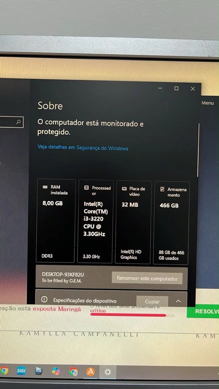 PC DESKTOP,  vendo ou troco - Foto 5