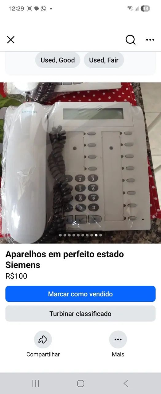 Aparelhos de telefone Siemens.   - Foto 2