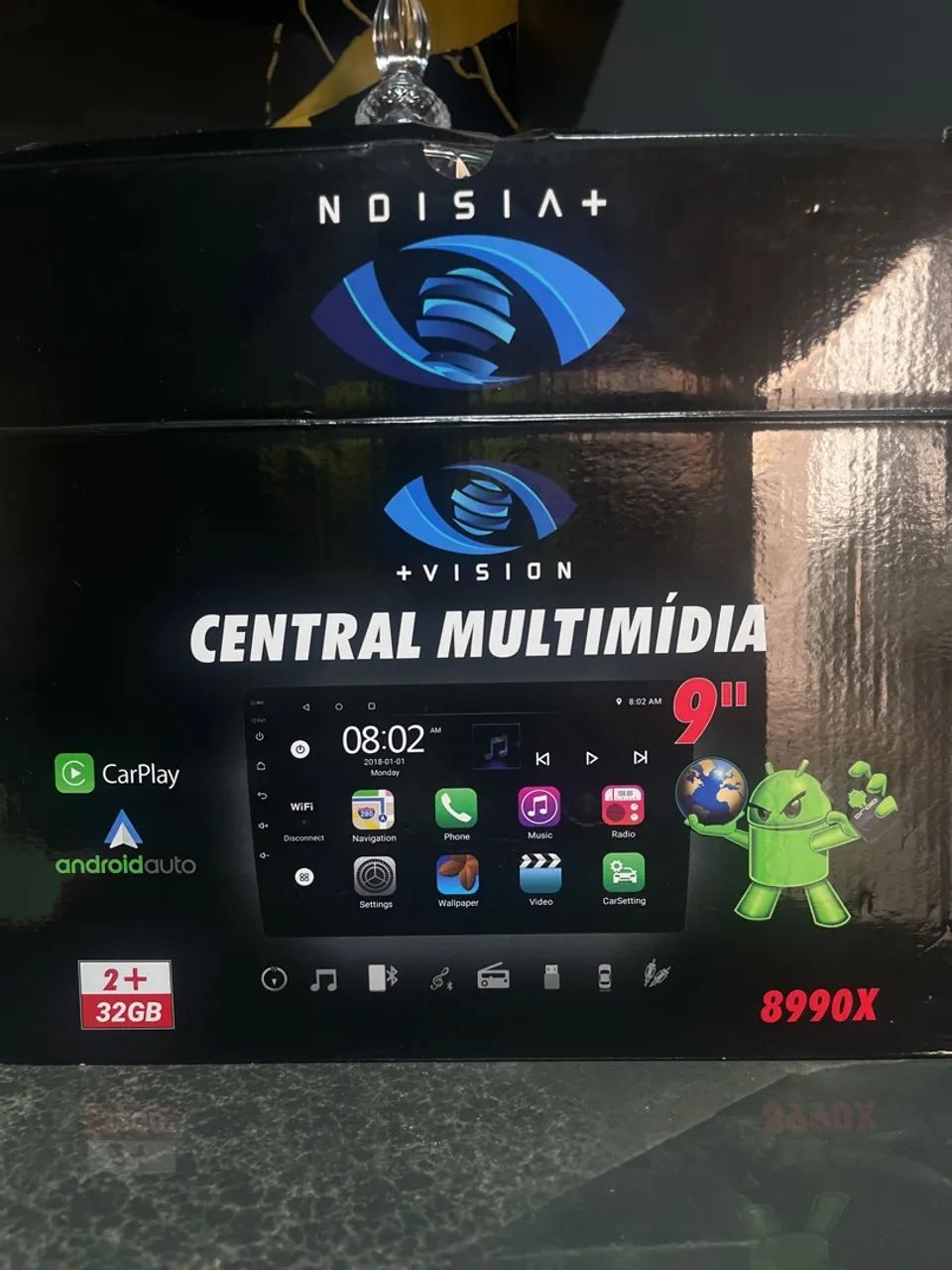 Central Multimídia Android 9? 2GB RAM 32GB CarPlay