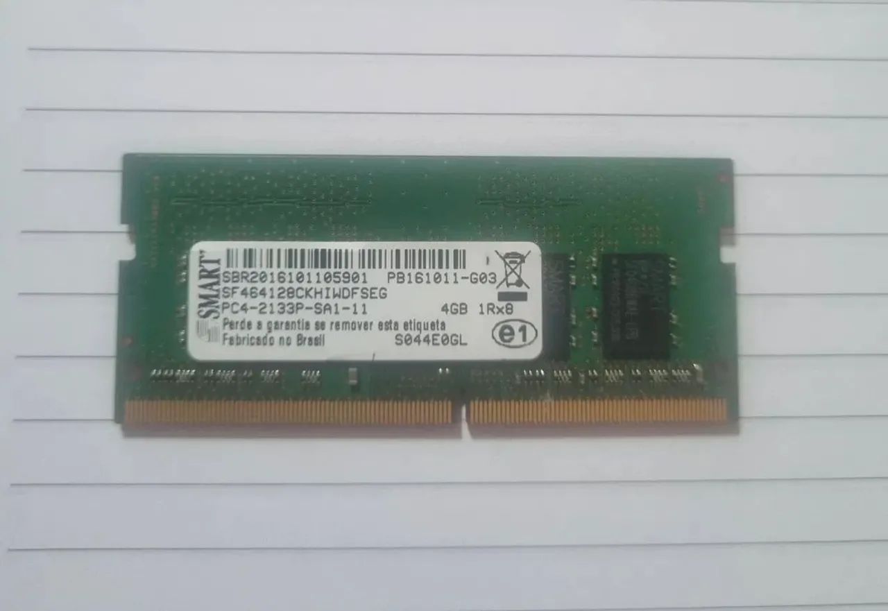 Memória ddr4 4gb 2133 notebook 