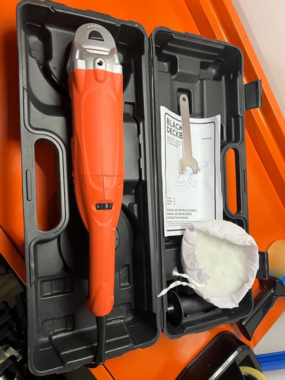 Politriz 5 polegadas black Decker WP-600K - Foto 3