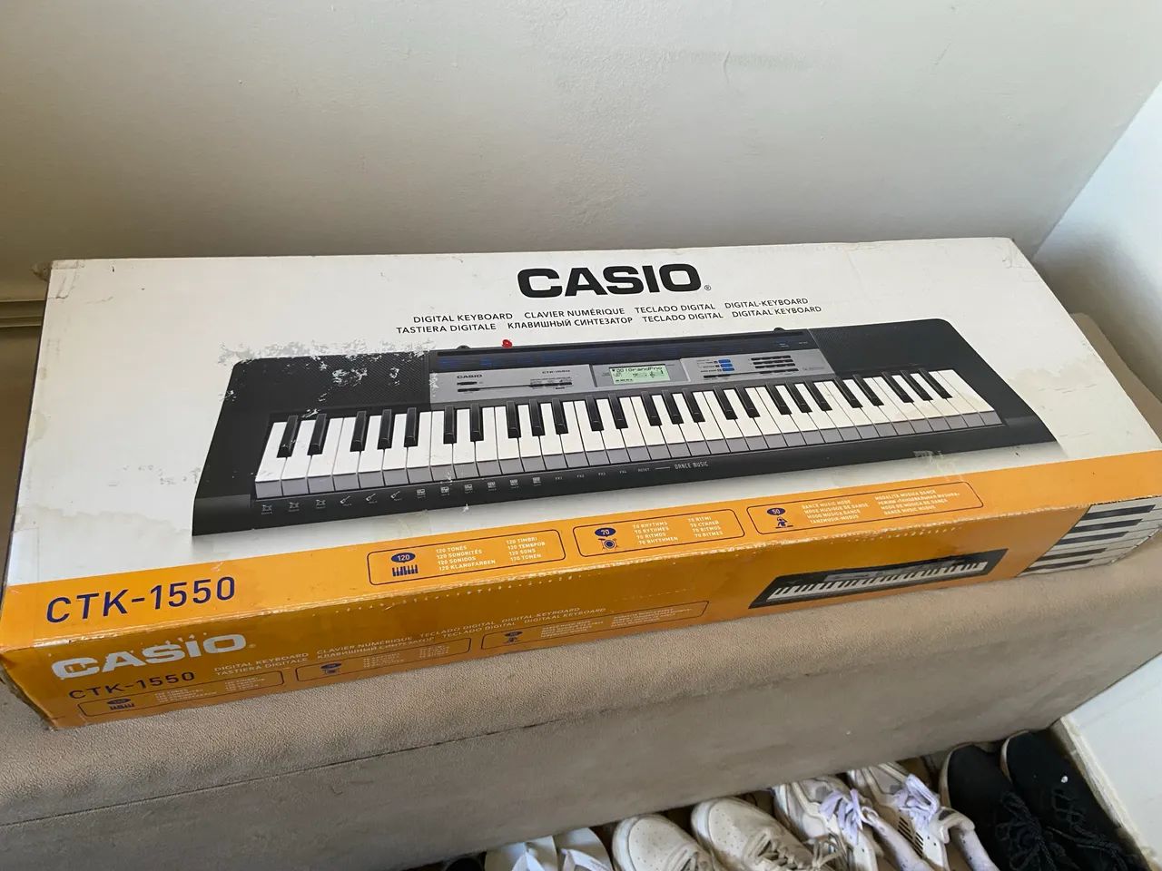 Teclado Piano Casio CTK 1550 - Foto 2