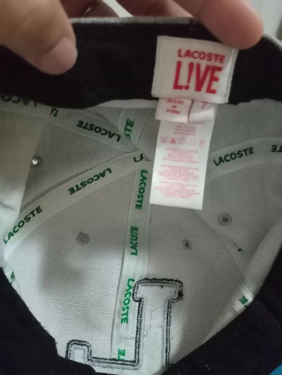 Boné Lacoste sport  em perfeito  estado. - Foto 3