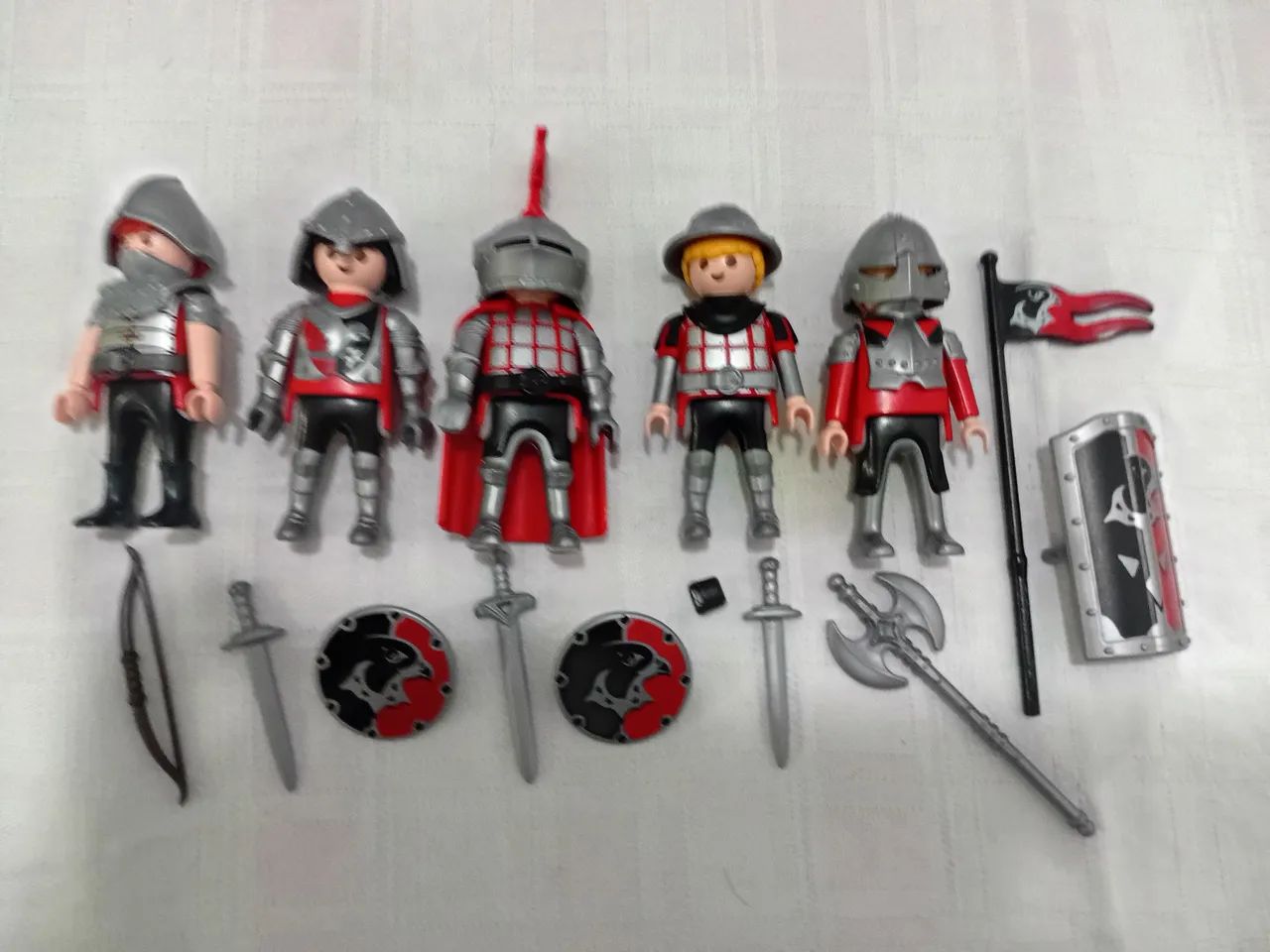 Playmobil Tropa dos Cavaleiros Red Eagle - Foto 2