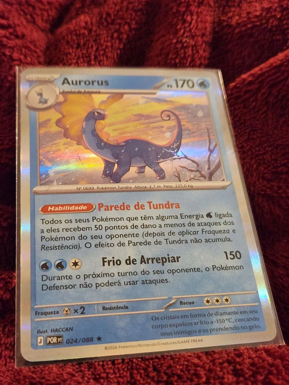 Aurorus (024/088) da expansão Mega Evolução ? Equilíbrio Perfeito  - Foto 2