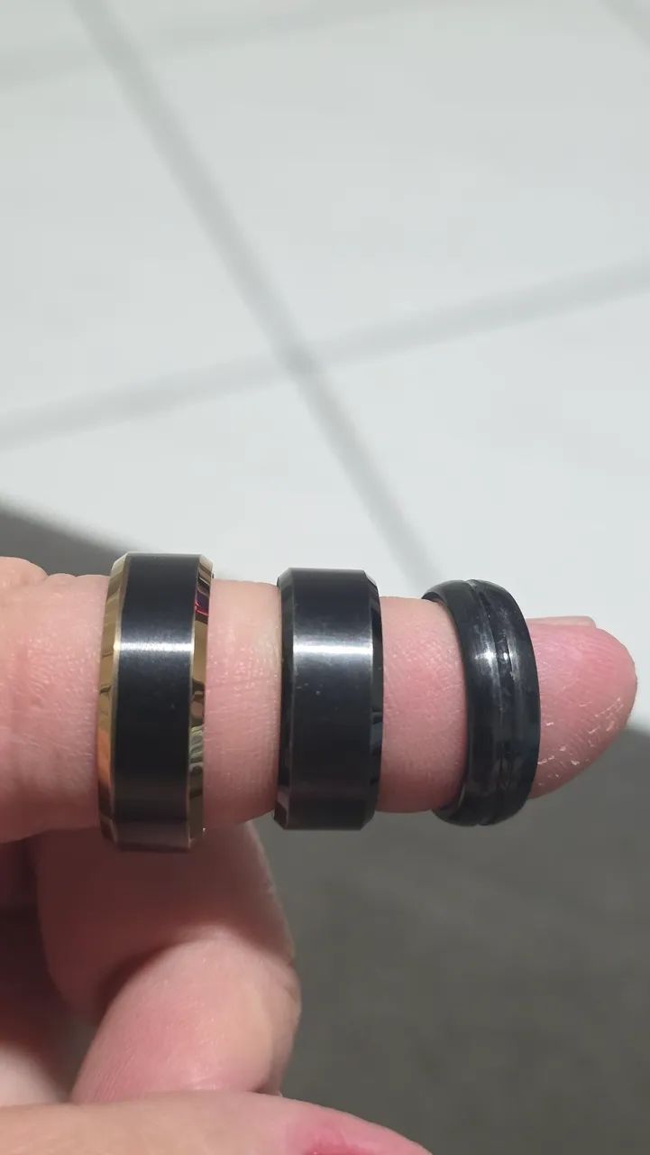Anéis de tungstênio  - Foto 2