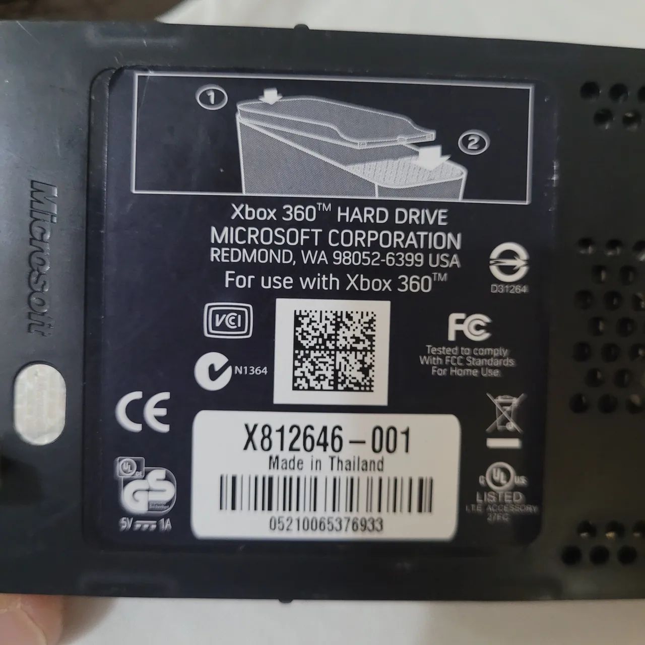 HDD 120GB XBOX 360 FAT - Peças e Acessórios de Vídeo Game - Vila