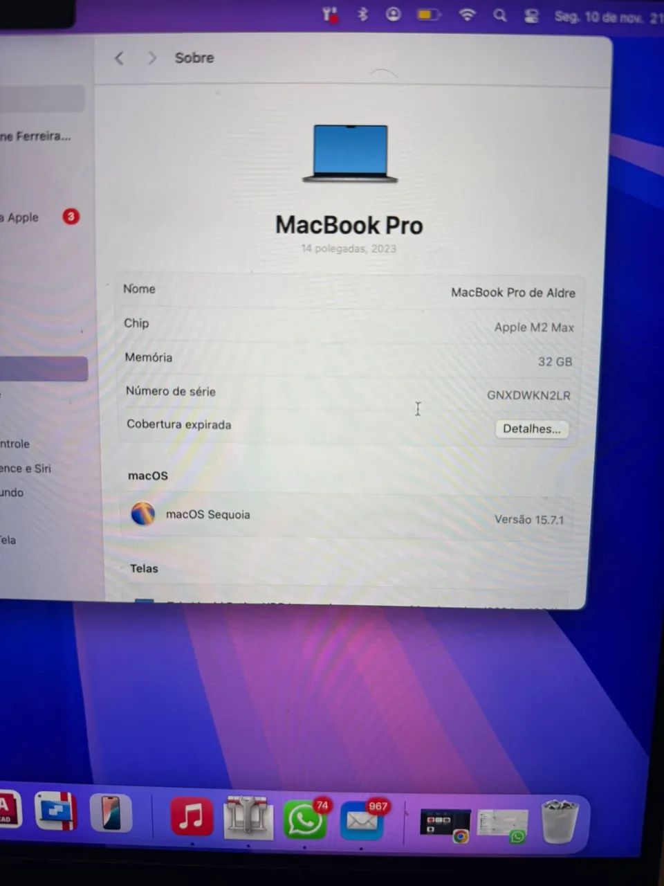 Macbook Pro M2 Max | 32gb RAM | 1TB SSD - Foto 3