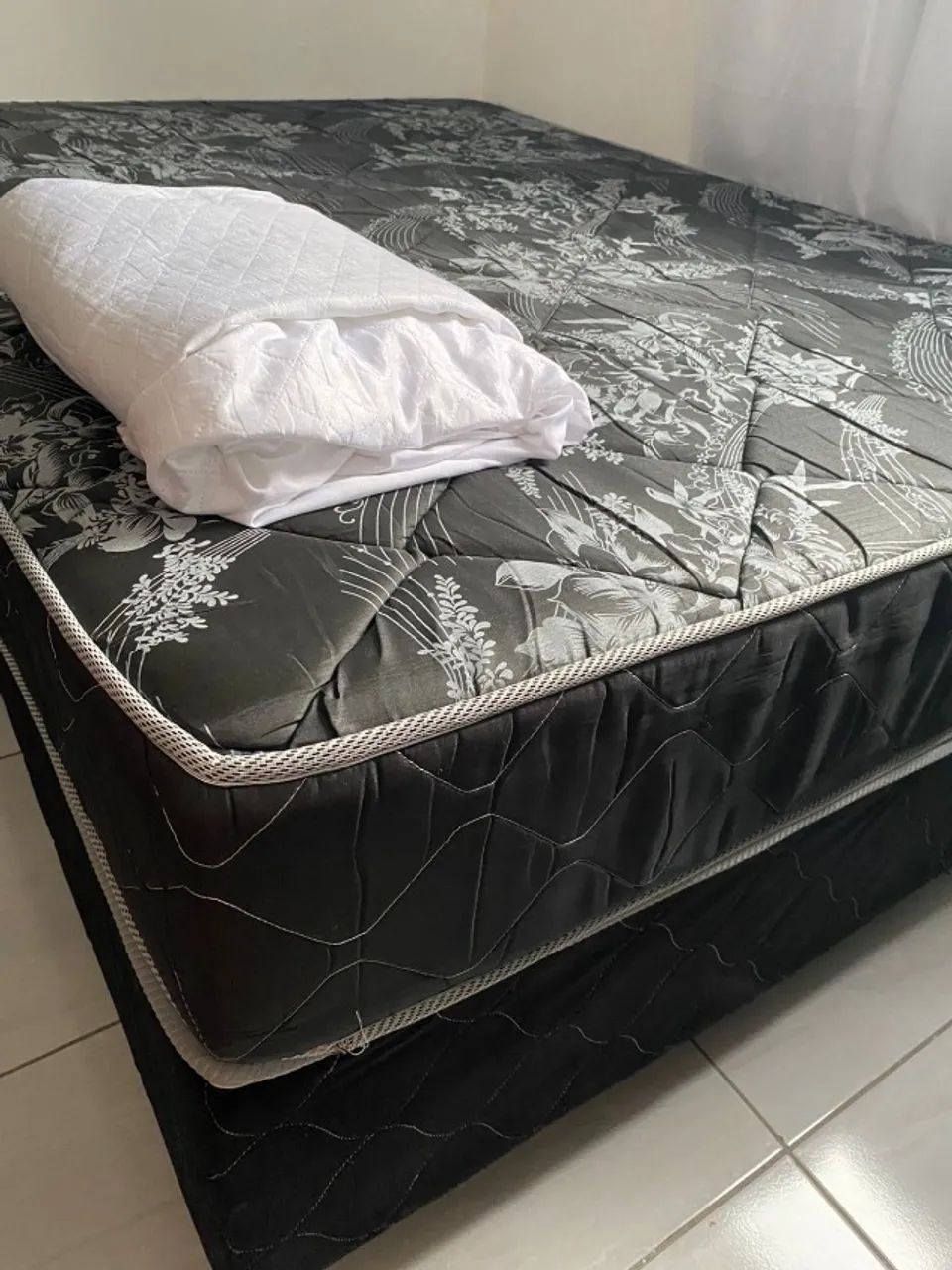 COLCHÃO E BASE BOX DE CASAL - Foto 2