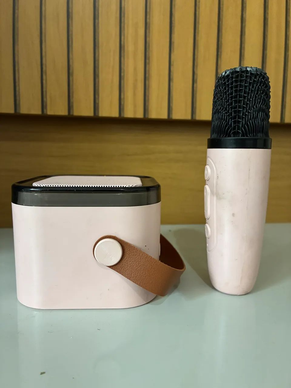 Caixa De Som Karaoke Infantil  Bluetooth Com Microfone Sem Fio - Produto Novo - Foto 3