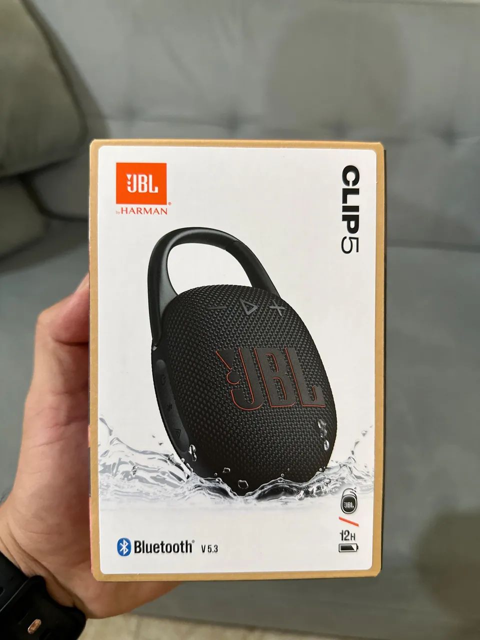 Caixa JBL Clip 5 Preta 