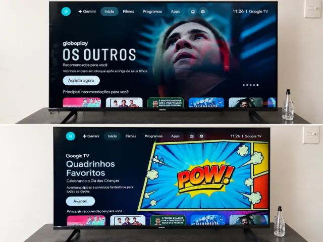 Smart TV Philips 4k 50 polegadas menos de 1 ano de uso - Foto 2