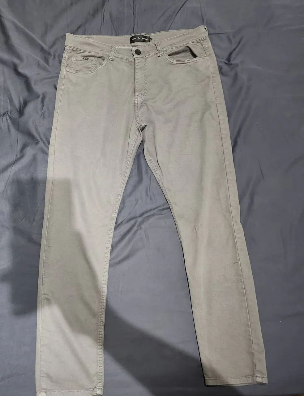 Calça Cinza Slim Fit- Luidge