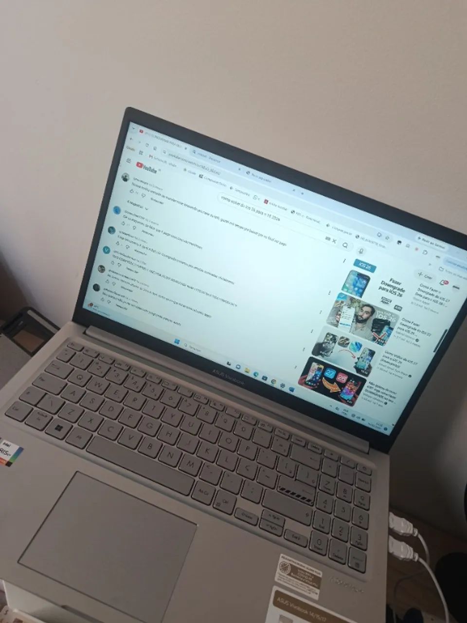 Notebook ASUS 1 mês de uso