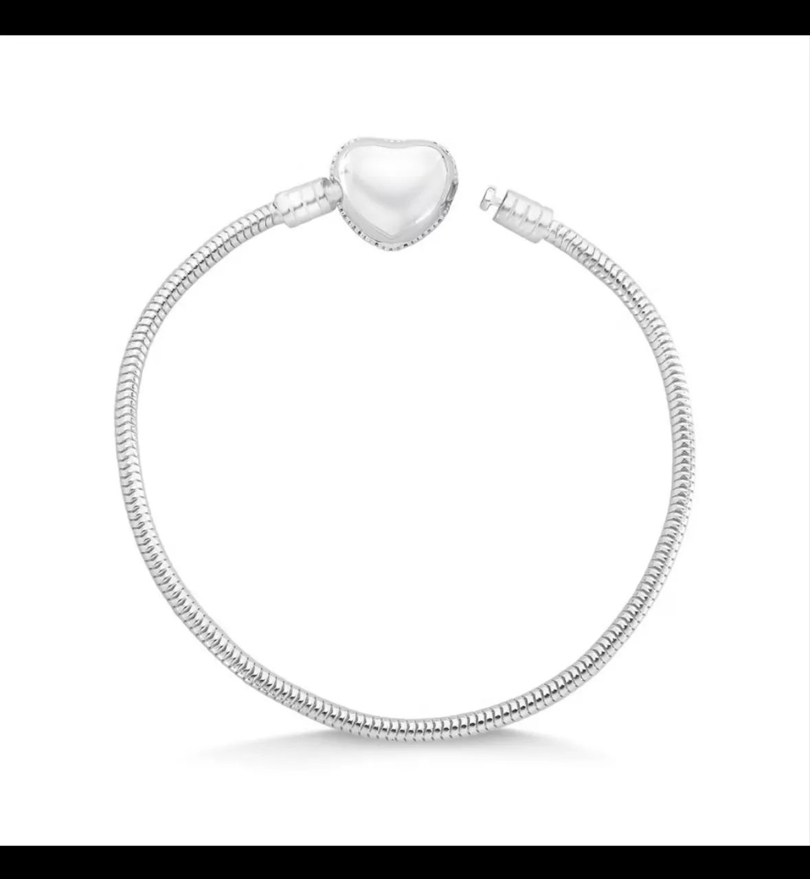 PULSEIRA PANDORA TODA EM PRATA 925