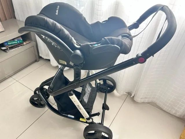 Carrinho de Bebê com Base e Bebê Conforto Safety 1st - Foto 2