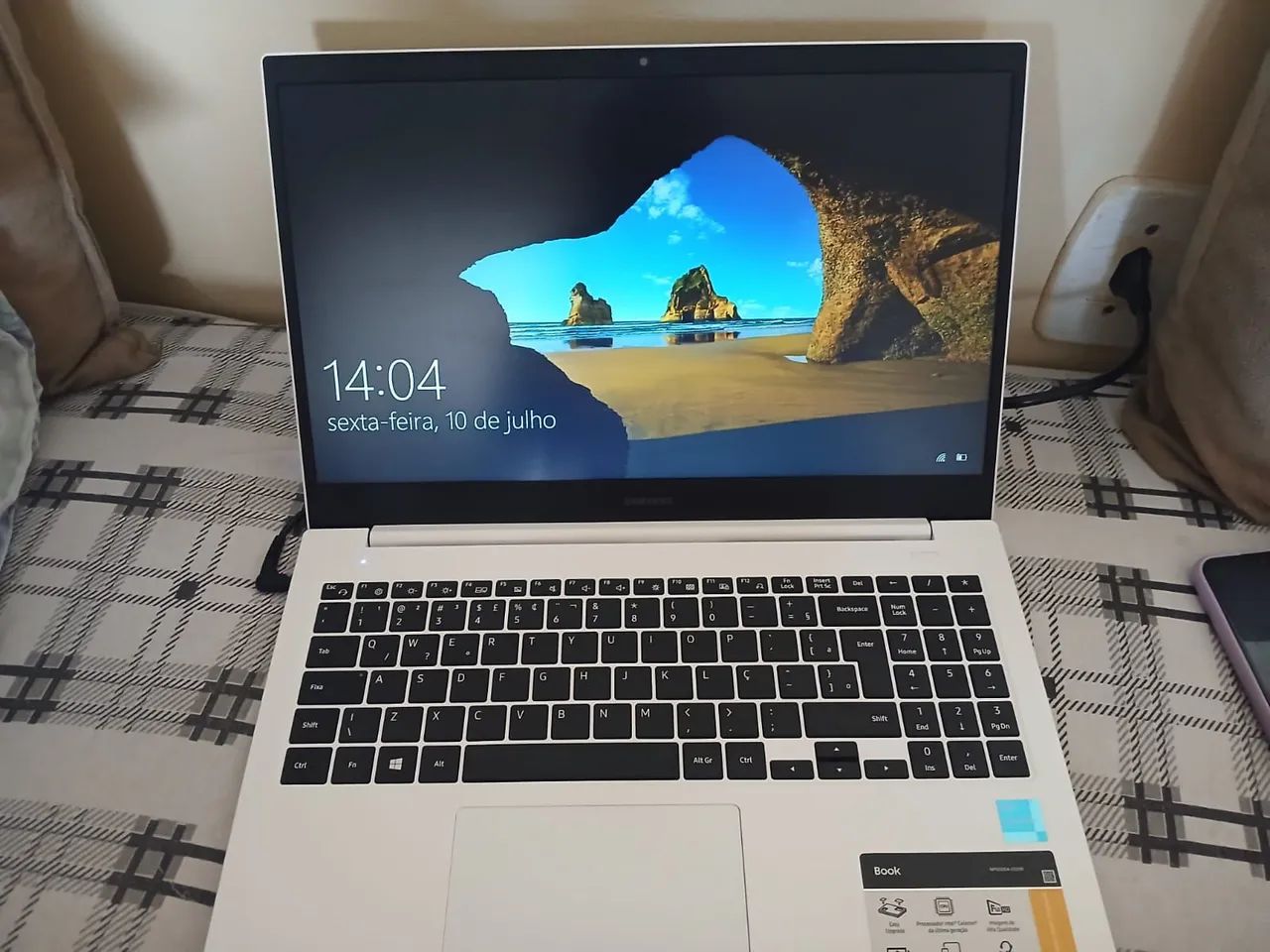 Notebook Samsung INTEL CELERON windows 10 Branco  - Foto 2