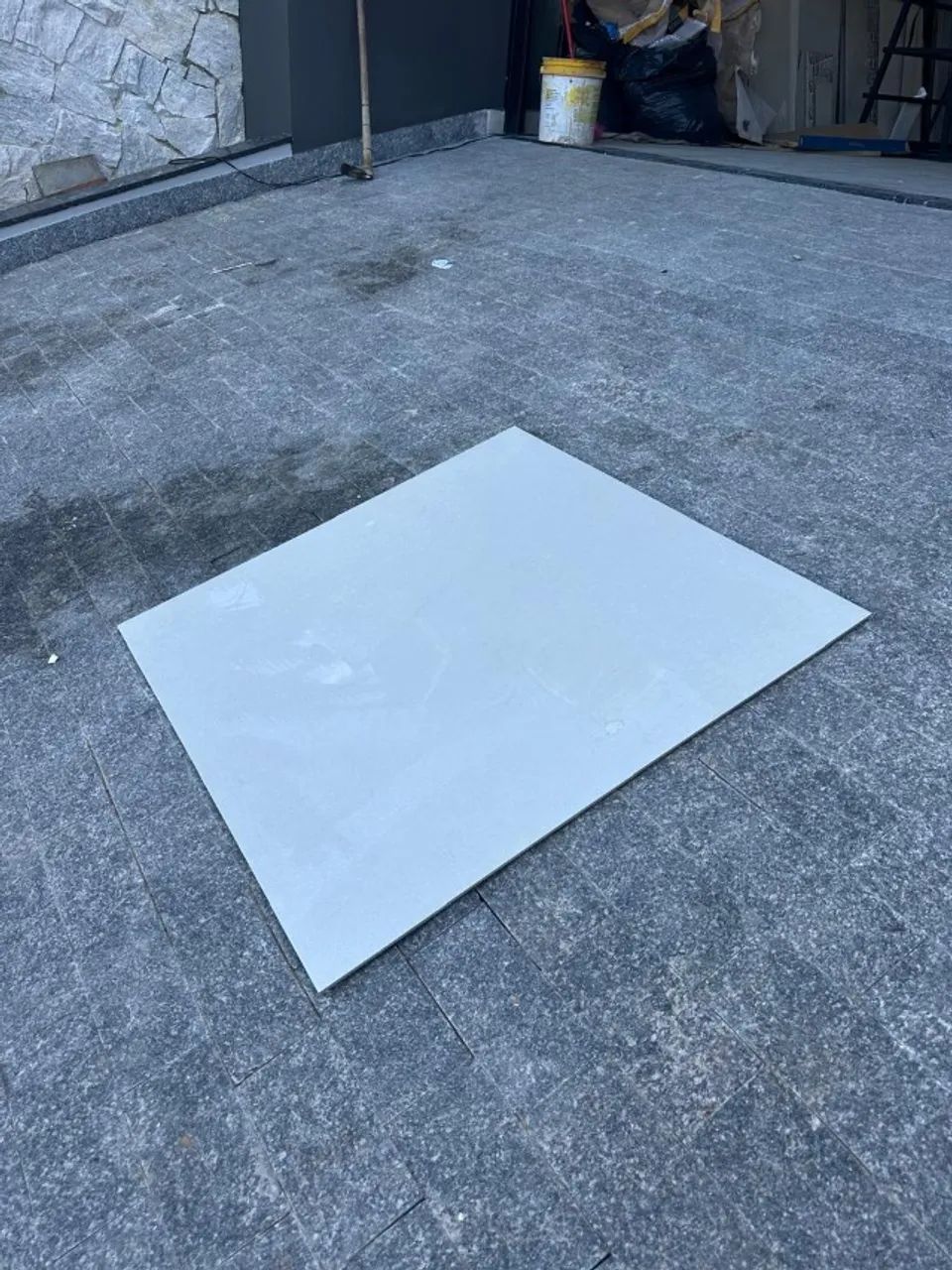 Porcelanato Bege Claro 94x94 Polido Novo (Preço 30% abaixo da loja) - Foto 4