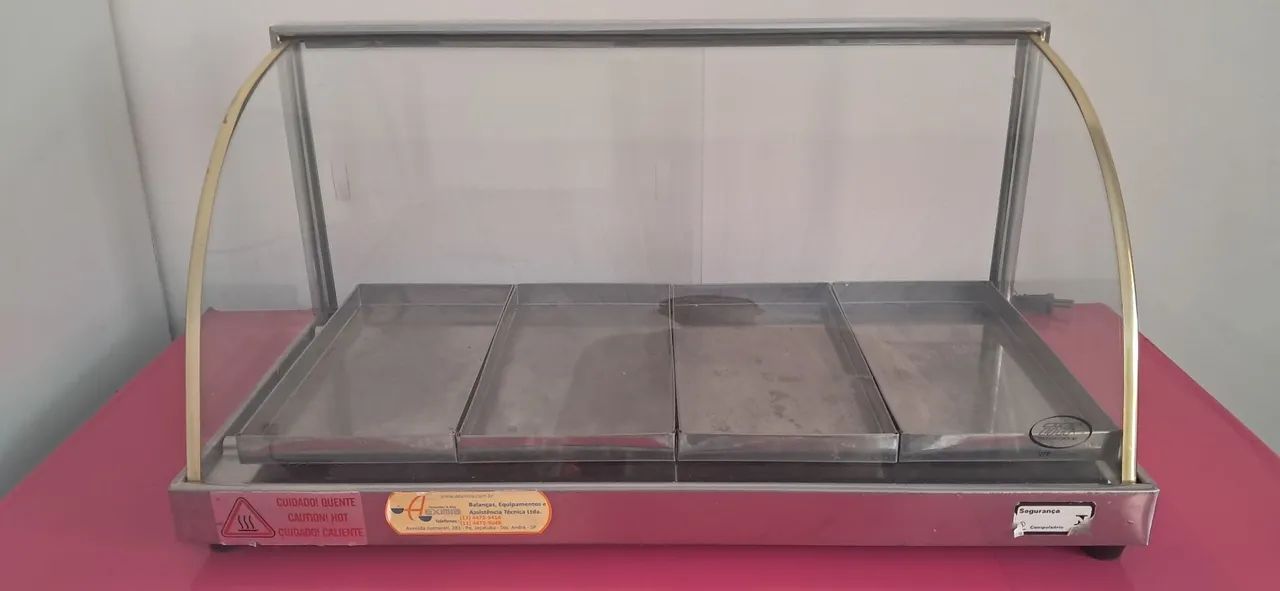 Estufa de salgados quentes para bancada